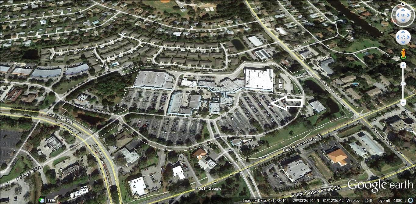 Palm Harbor Shopping Center, Palm Coast - Google View